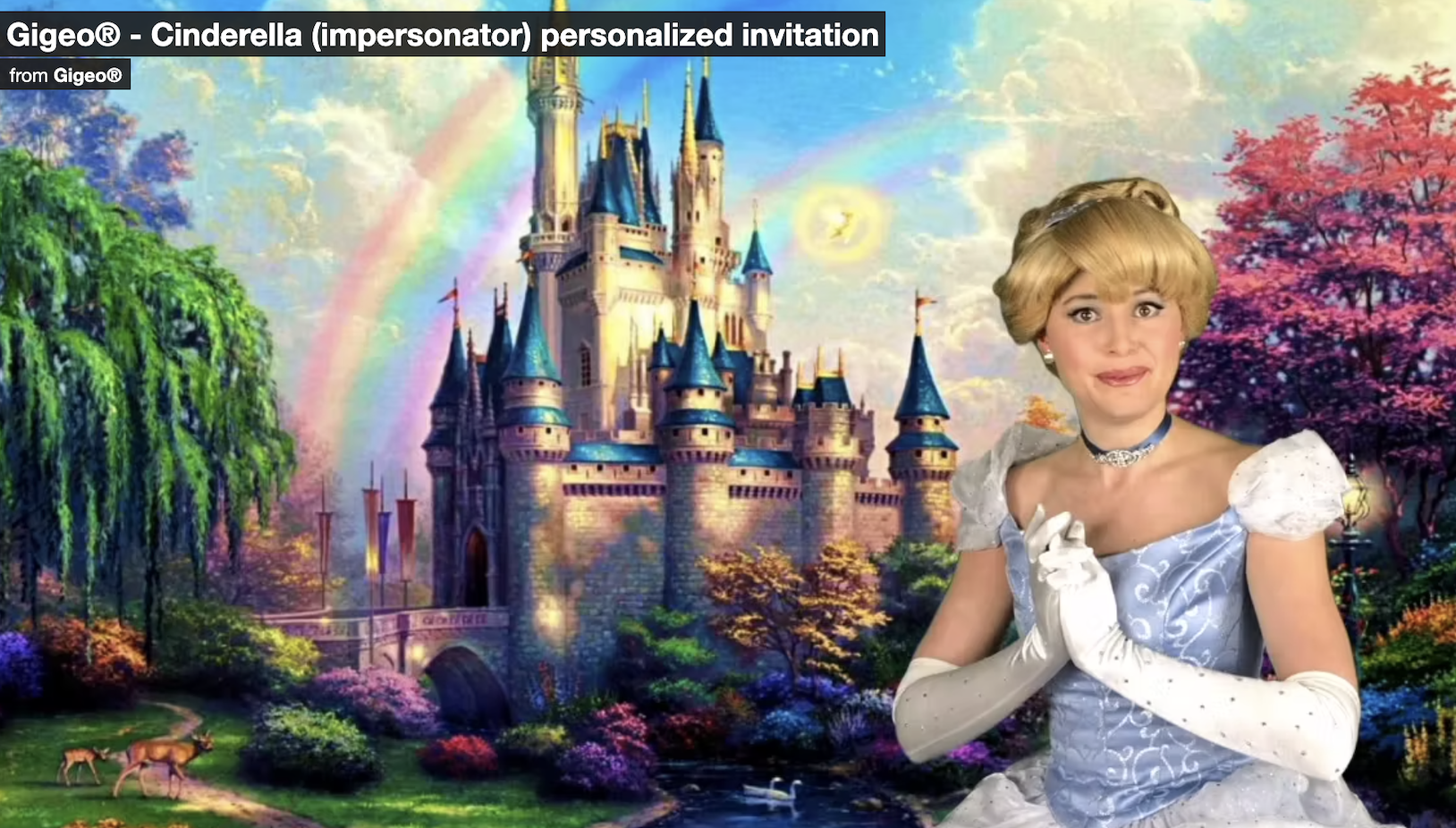 Cinderella Lookalike Impersonator T