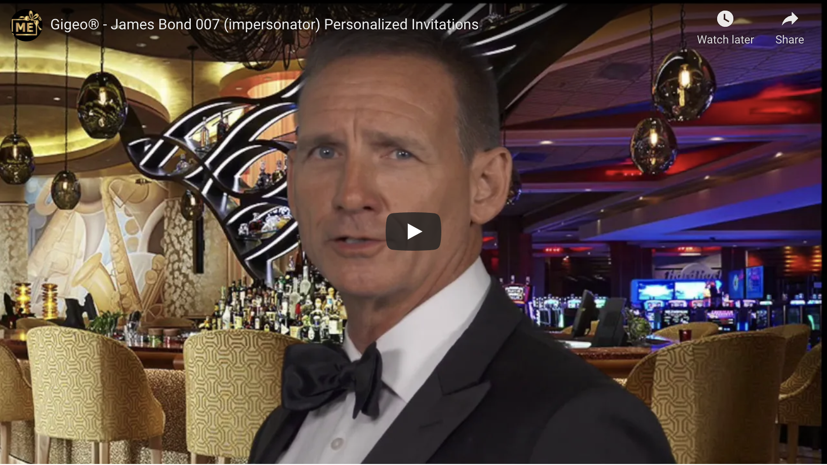 James Bond 007 Lookalike Impersonator T